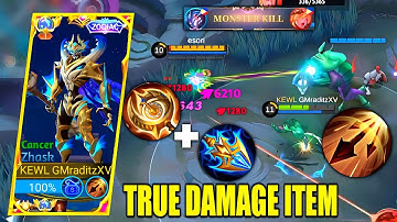 FINALLY ZHASK NEW META BUILD IS HERE!!🔥100% TOTALLY BROKEN ENEMIES | ZHASK BEST BUILD 2023 | MLBB