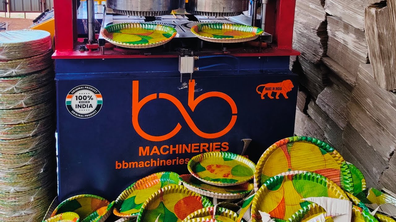 paper plate double die automatic High speed machine