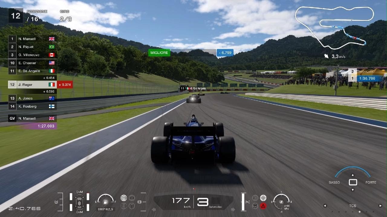GT7 - 80's F1 race (Arnoux) - Kyoto Yamagiwa