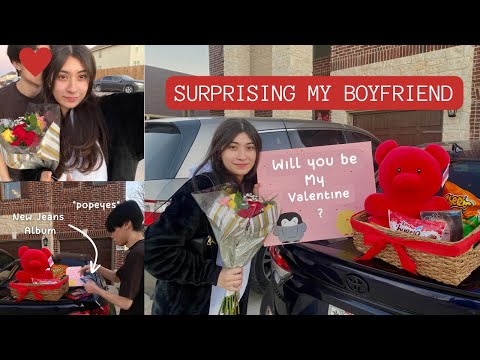 ASKING MY BOYFRIEND TO BE MY VALENTINE  ૮ ˶ᵔ ᵕ ᵔ˶ ა  cute basket vlog