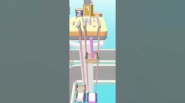 Bridge Race Level 147 Complete #gamingshorts #gamedesign #gameplay #bridgerun #game #bridge