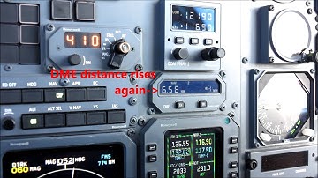 IFR knowledge - DME slant range. Passing a station at FL410.