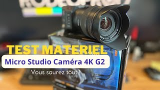 Micro studio camera 4K G2 - Blackmagic design - NOTRE AVIS