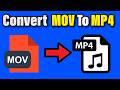 How To Convert MOV To MP4 Full Guide