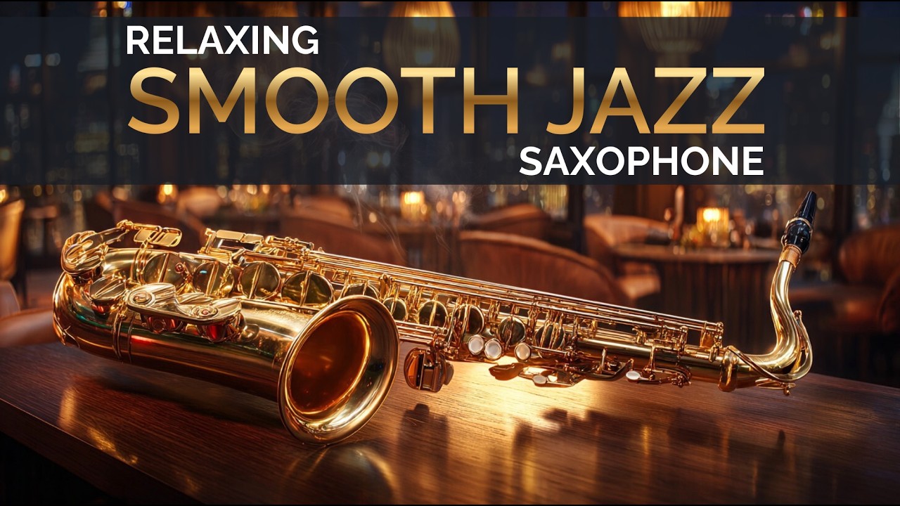 Relaxing Smooth Jazz Saxophone 🎷 Warm Lounge Music for a Calm Night ...