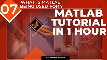 MATLAB Tutorial Video 07 : What is MATLAB being Used For?