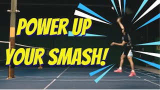 How to SMASH HARDER in Badminton? Easy To Learn Method for ALL LEVELS!