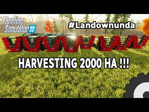The biggest harvest ever in fs   | #landownunda | Farming simulator22