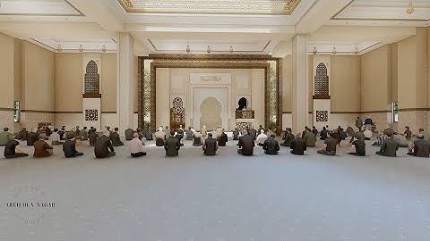 Mosque interior design animation video with Lumion