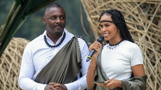 Idris Elba and his wife, Sabrina Dhowre, name their baby gorilla in Rwanda