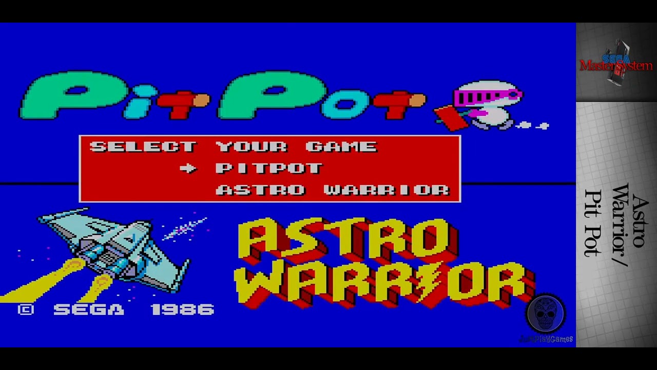 Mastersystem - Astro Warrior and  Pit Pot