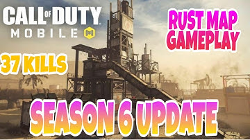 *NEW* SEASON 6 UPDATE IS HERE! NEW SKINS, MAP RUST in COD Mobile!!
