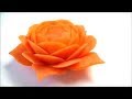 人参の飾り切り　細工野菜　🌼お花の作り方🌼　キャロットカービング　 Art of vegetable Carrot carving Flower   How to make Garnish