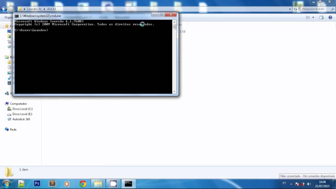 Executando código em C com terminal do windows 