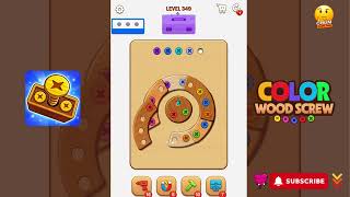 Color Wood Screw - Level 349 - Gameplay walkthrough