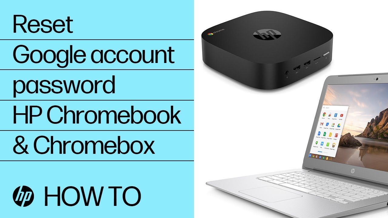 Resetting Your Google Account Password  HP Chromebook and Chromebox  HP