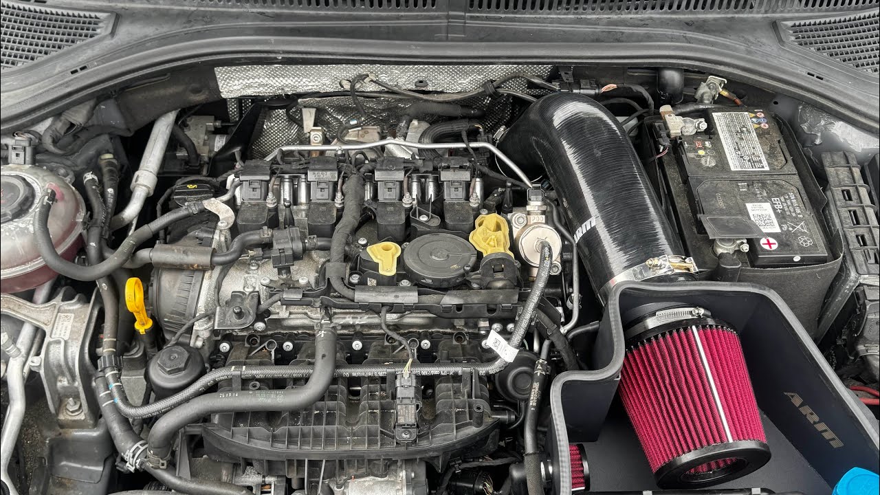 INSTALLING MY CRAZY 4 INCH ARM MOTORSPORTS INTAKE - JETTA GLI
