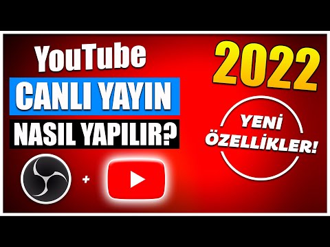 YOUTUBE 'DA CANLI YAYIN NASIL YAPILIR ? | YOUTUBE OBS CANLI YAYIN YAPMA | OBS CANLI YAYIN AÇMA