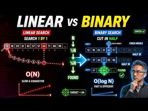 Data Structure and Algorithm | Lecture 5 | Searching Algorithms Explained