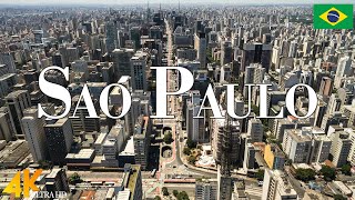 Sao Paulo 4K drone view • Amazing Aerial View Of Sao Paulo | Relaxation film with calming music