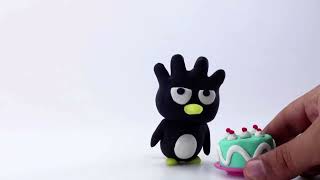 Playdoh Animation Keroppi/Badtz - Maru/Tuxedo Sam/My Melody/Hello Kitty