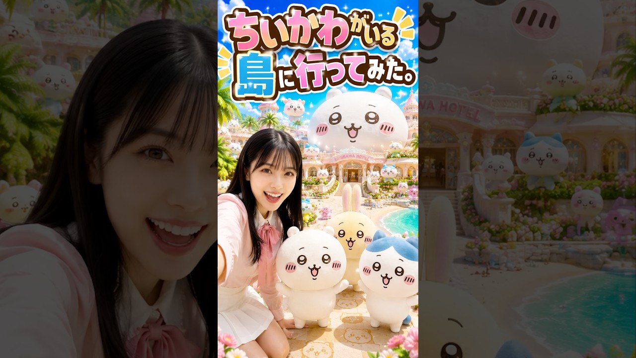 もしも「ちいかわ」の島があったら？夢の世界に行ってみた。