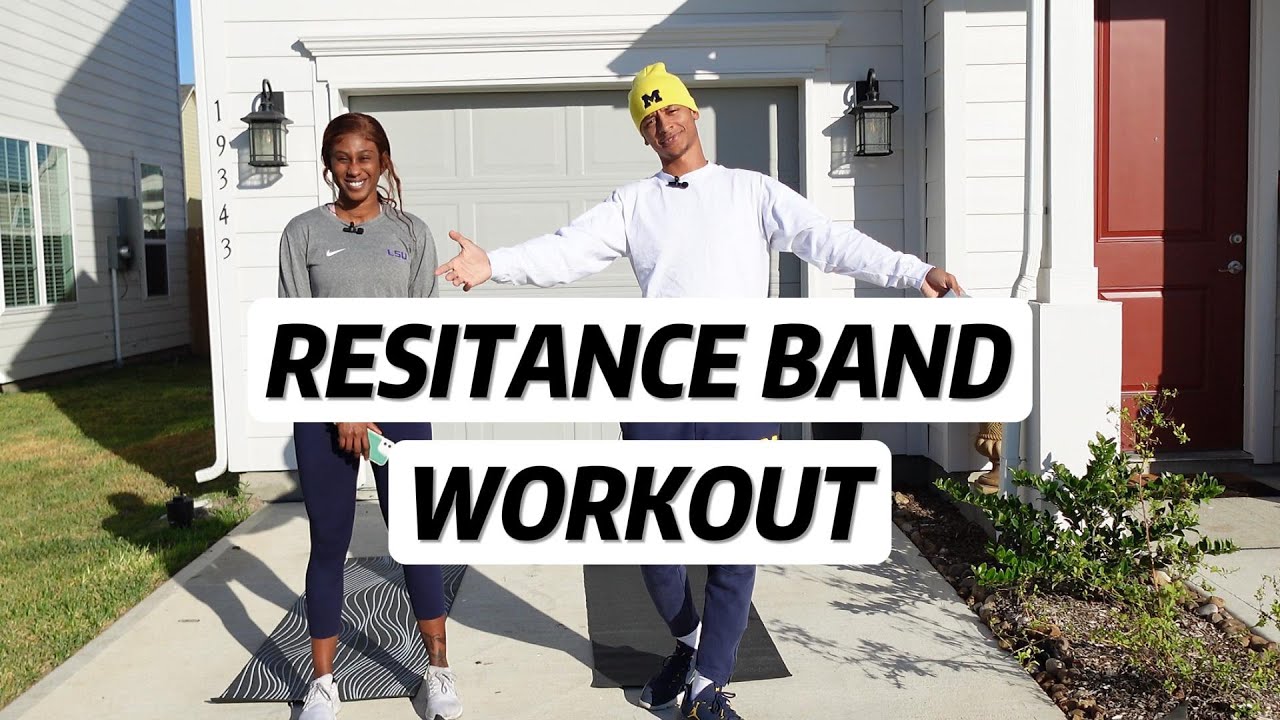 At Home Resistance Band Workout - YouTube