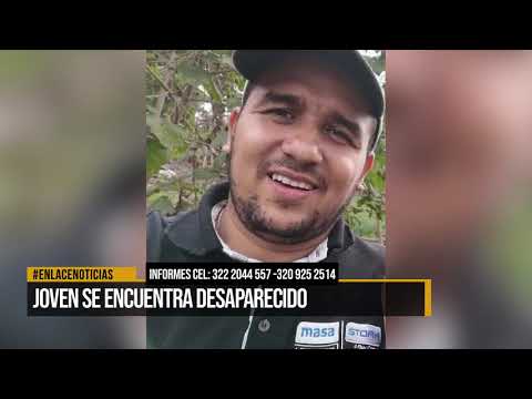 Joven se encuentra desaparecido