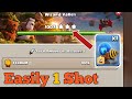 One Shot Max Wizard Valley in Clan Capital | Default Layout 
