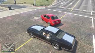 Grand Theft Auto V following cars around part 1