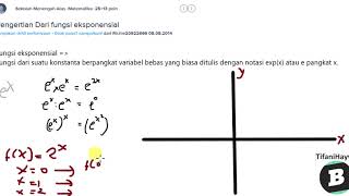 - bentuk pertanyaan pengertian dari fungsi eksponensial lihat
pembahasan yang lebih lengkap di brainly
https://brainly.co.id/tugas/302442?utm_source=brainl...
