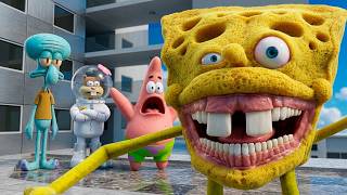 DON'T OPEN THE DOOR! Patrick Star, Sandy and Squidward In Garry's Mod