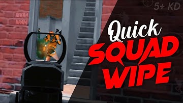 Quick SQUAD Wipe | Easy 4 Finishes | #shorts #shortsyt #bgmishorts #BGMI #pubgm #pubg #pubgmemes