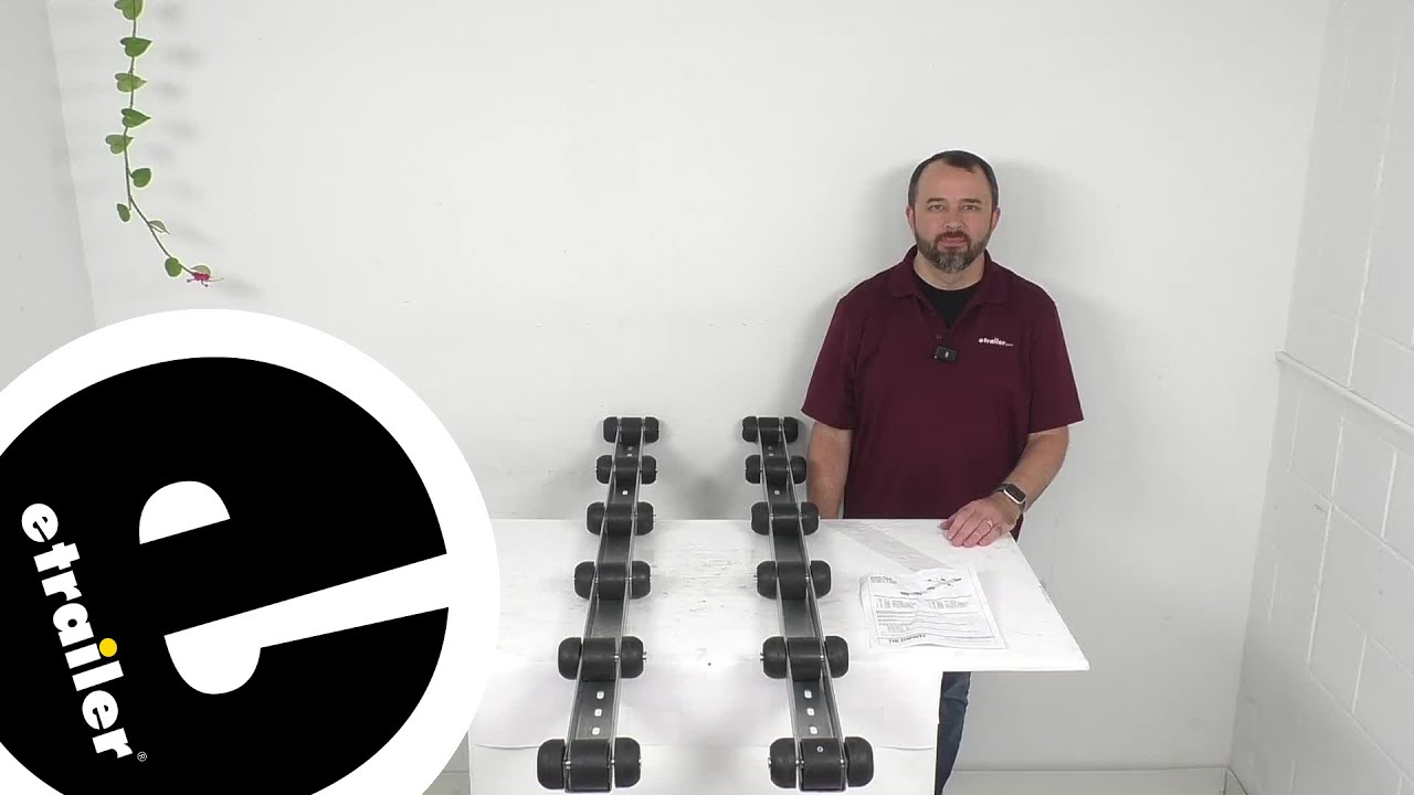 Review of Tie Down Boat Trailer Parts - Roller Bunks Boat Trailer Black Rubber 5 Feet - TD74FR