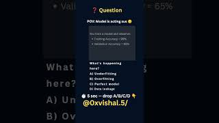 Quick Data Science concept check 📊#datascience #python #machinelearning #dataanalytics #coding