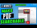 How to Make a PDF Searchable 2024 | adobe acrobat Tutorial