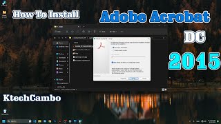 How To Install Adobe Acrobat Dc 2015 For Windows 1011 - Step By Step