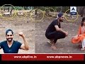 Ravinder Jadeja clicks selfies with lions