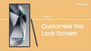 Customising the Lock screen on my Galaxy Phone