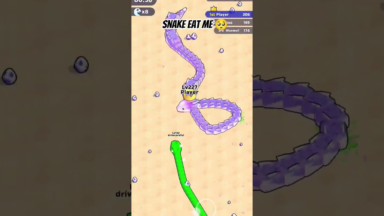 Snake eat me 😭 🔴  Subscribe for Help 🔔🐍 