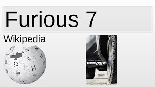 Furious 7 Wikipedia