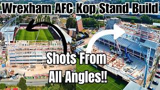 Wrexham FC, The Kop Stand Build July 2026