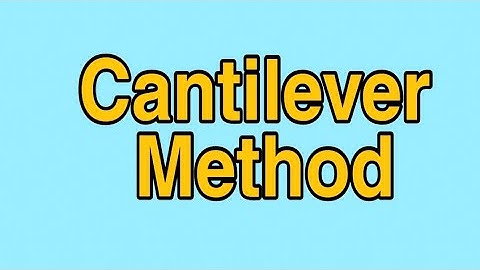 Cantilever Method - Example 3(with V-D & M-D)