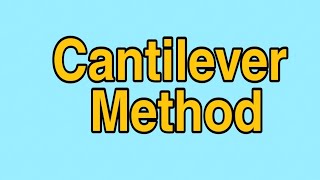 Cantilever Method - Example 3(with V-D & M-D)