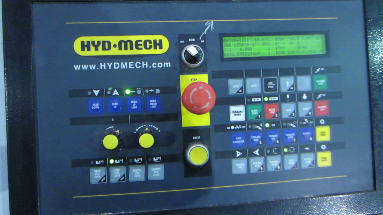 16" X 20", HYDMECH, 2013, S23A, FULLY AUTOMATIC HORIZONTAL BANDSAW