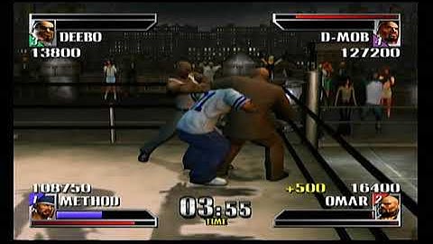 Def Jam Vendetta Free For All Method Man vs Omar vs Deebo vs D-Mob