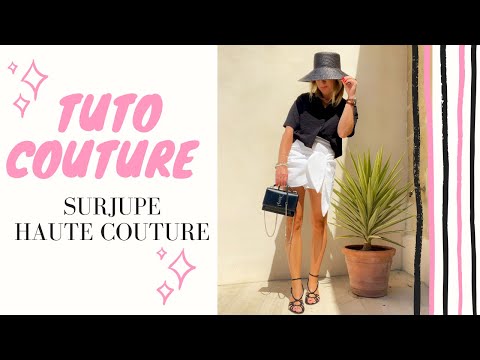 TUTO COUDRE : SURJUPE SUR UN SHORT #couture #tutocouture #sewingtutorial #sewinghacks #hautecouture