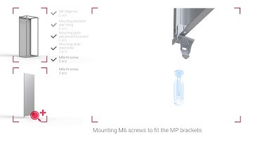 Mounting plate adjustment brackets, MPD | nVent HOFFMAN