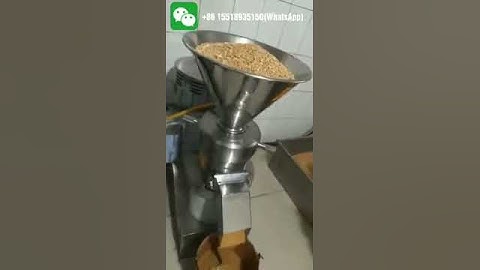 Peanut butter making machine