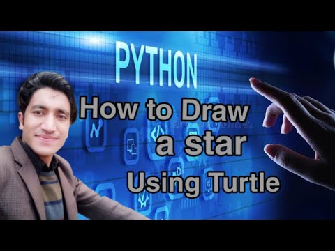 How to draw a star using turtle || Python programming || by Ashiq ...